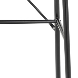 Biurko Pascal 100x55 cm, Czarne, Minimalistyczne