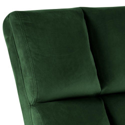 Fotel Tapicerowany Alba, Zielony, Bez Podłokietników