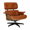 Fotel VIP, Brązowy, Orzech, Inspirowany Lounge Chair