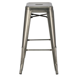 Hoker, Krzesło Barowe, Metalowe, Paris 75cm, Inspirowane Tolix