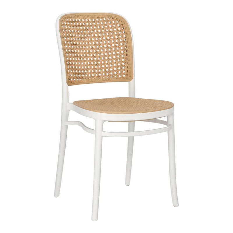 Krzesło Antonio, Białe z Wenecką Plecionką, Klasyczne