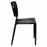 Krzesło Bush, Czarne, Inspirowane Viento Chair