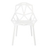 Krzesło Gap, Białe, Nowoczesne, Ażurowe, Inspirowane One
