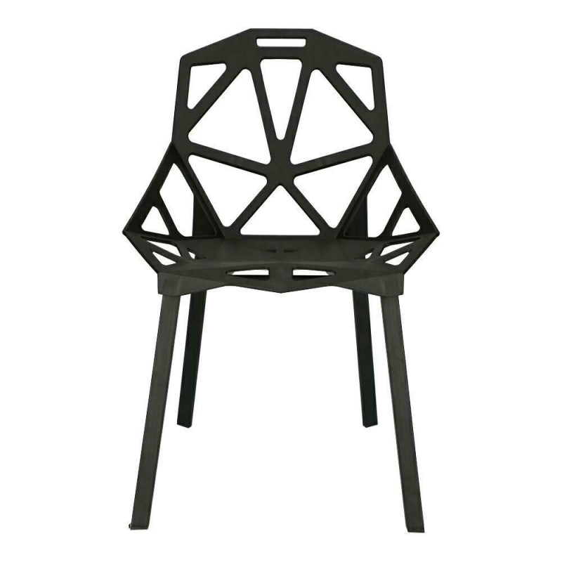 Krzesło Gap, Czarne, Nowoczesne, Ażurowe, Inspirowane One