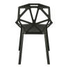 Krzesło Gap, Czarne, Nowoczesne, Ażurowe, Inspirowane One