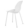 Krzesło Layer 4, Białe, Minimalistyczne, Nowoczesne