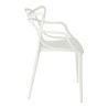 Krzesło Lexi, Białe, Podłokietnik, Inspirowane Master Chair