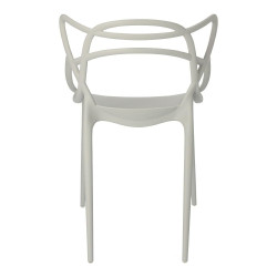Krzesło Lexi, Szare, Podłokietnik, Inspirowane Master Chair