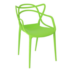 Krzesło Lexi, Zielone, Podłokietnik, Inspirowane Master Chair