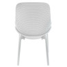 Krzesło Malibu, Białe, Tworzywo, Z Podłokietnikami