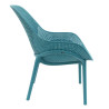 Krzesło Malibu, Niebieskie, Tworzywo, Z Podłokietnikami