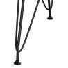 Krzesło P016 PP (Jasne Szare, Czarne Metalowe Nogi, Inspirowane DSR)
