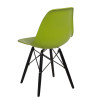 Krzesło P016W PP (Zielone, Czarne Nogi, Inspirowane DSW)