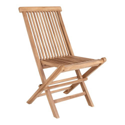 Krzesło Tarasowe Toledo, Z Drewna Tekowego, Składane