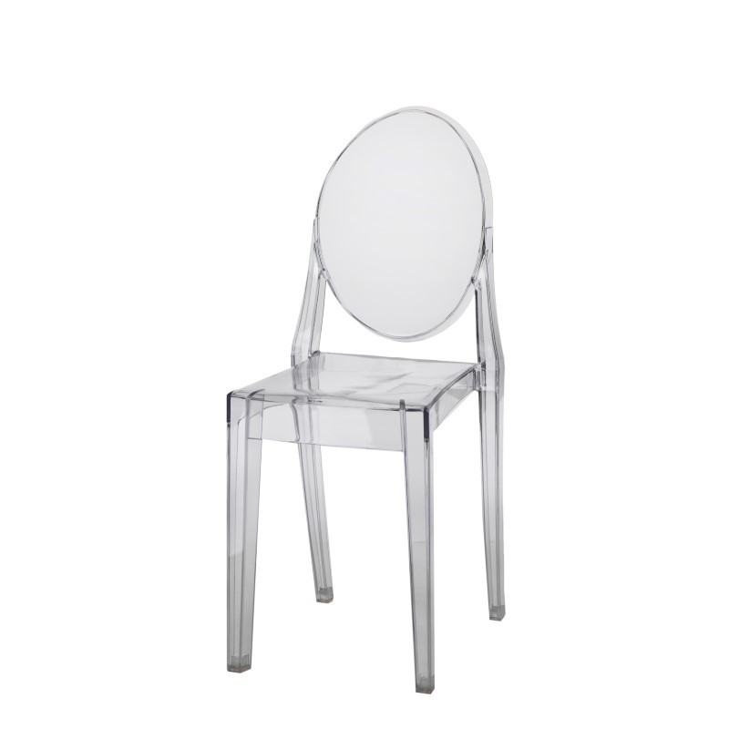 Krzesło Glamour Viki (Transparentne, Przezroczyste, Inspirowane Victoria Ghost)