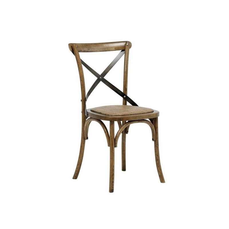 Krzesło Vintage, Drewniane, Rattanowe, Shabby Chic
