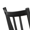 Krzesło Wandi, Czarne, Drewniane, Patyczak, Klasyczne