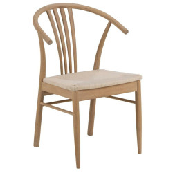 Krzesło York, Dąb Bielony, Drewniane z Siedziskiem z Papierowego Sznurka