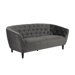 Sofa 3osobowa Ria Velvet dark grey
