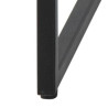Stolik Kawowy Oxford, 120x60 cm, Czarny Marmur, Metalowe Czarne Nogi
