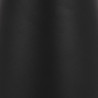 Stolik Kawowy Soli, Okrągły 45 cm, Art Deco, Czarny Ceramiczny i Szklany Blat, Czarna Podstawa