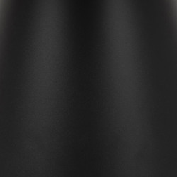 Stolik Kawowy Soli, Okrągły 65 cm, Art Deco, Czarny Ceramiczny i Szklany Blat, Czarna Podstawa