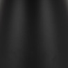 Stolik Kawowy Soli, Okrągły 85 cm, Art Deco, Czarny Ceramiczny i Szklany Blat, Czarna Podstawa