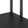 Stolik Boczny Newcastle, 30x40cm, Czarny Metalowy