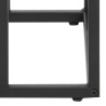 Stolik Boczny Seaford, 35x43 cm, Czarny, Metalowy