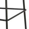 Hoker Grego 75cm, Czarny, Krzesło Barowe, Stołek Barowy