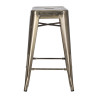 Hoker Metalowy, Paris 66cm, Stołek Barowy, Krzesło Inspirowane Tolix