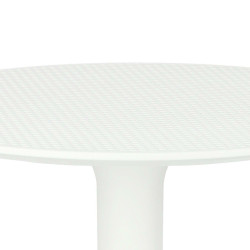 Stół Bloom, Okrągły 60 cm, Biały z Tworzywa