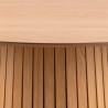 Stół Christo, Okrągły 120cm, Dąb Naturalny Fornir