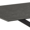 Stół Heaven, 160x90 cm, Czarny Ceramiczny Blat, Metalowa Podstawa