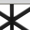 Stół Heaven, 200x100 cm, Biały Ceramiczny Blat, Metalowa Podstawa