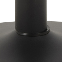 Stół Ibiza, Okrągły 110 cm, Czarny