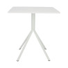 Stół Majkur, Kwadratowy 70 cm, Biały