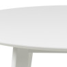 Stół Roxby, Okrągły 105 cm, Biały Dąb (Fornir)
