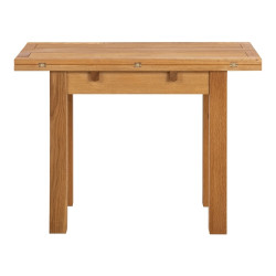 Stół Kenley, Rozkładany 110x90 cm, Naturalny Fornir Dębowy