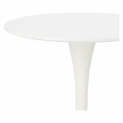 Stół Skinny, Okrągły 60cm, Biały