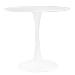 Stół Skinny, Okrągły 80cm, Biały