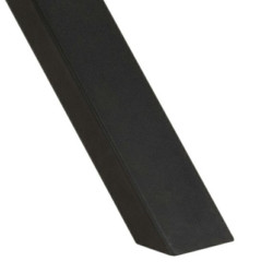 Stół Wales Cross 160x90 cm, Drewniany Blat, Czarne Metalowe Nogi, Industrialny