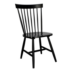 Krzesło Klasyczne Tulno, Czarne, Patyczak, Drewniane