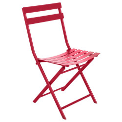 Krzesło składane Greensboro czerwone