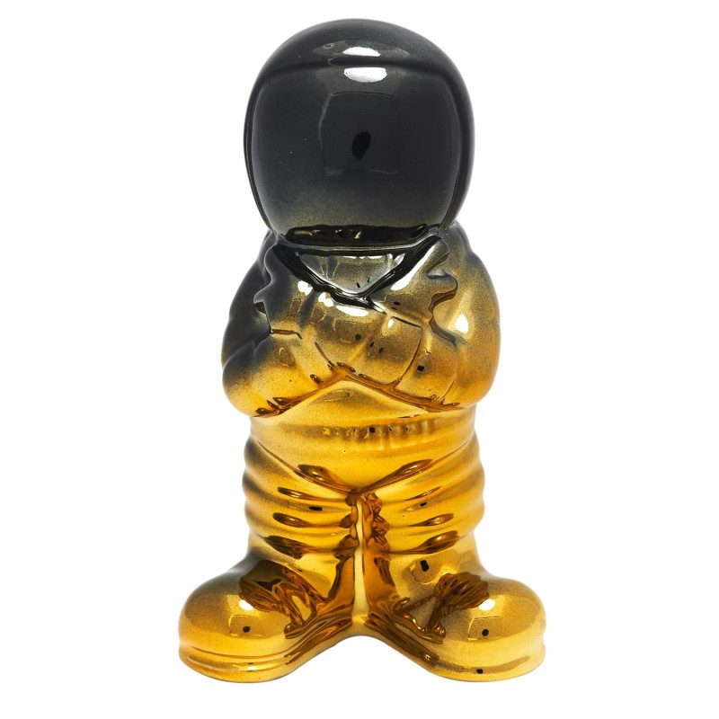 Figurka dekoracyjna Astronauta czarny
