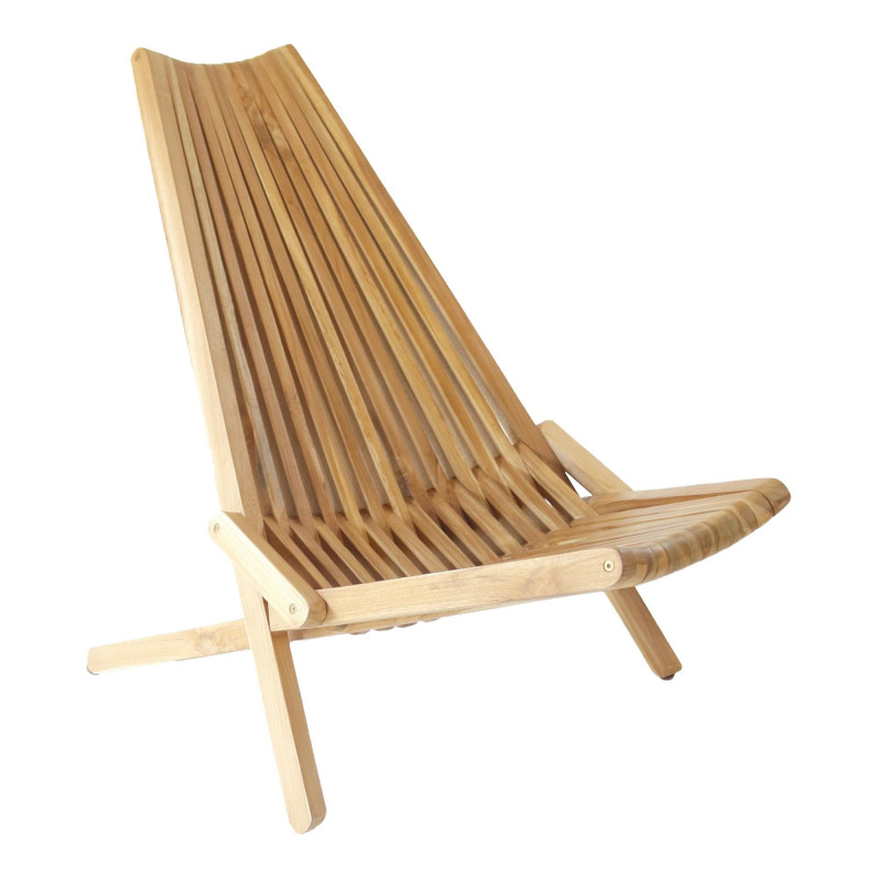 Krzesło składane Calero tekowe naturalne