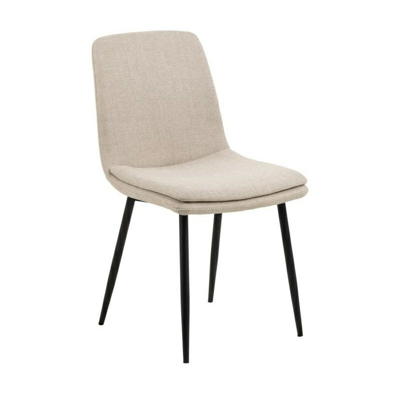 Krzesło Becca beżowe tkanina Basel 24