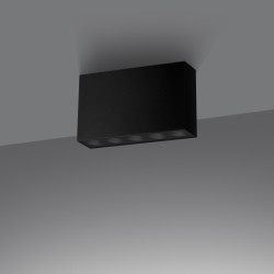 Plafon SOLE czarny LED