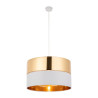 HILTON WHITE/GOLD LAMPA WISZĄCA 1 PŁ